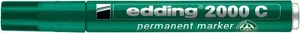 Permanentmarker 2000, grün, 1,5-3 mm, konische Spitze, EDDING